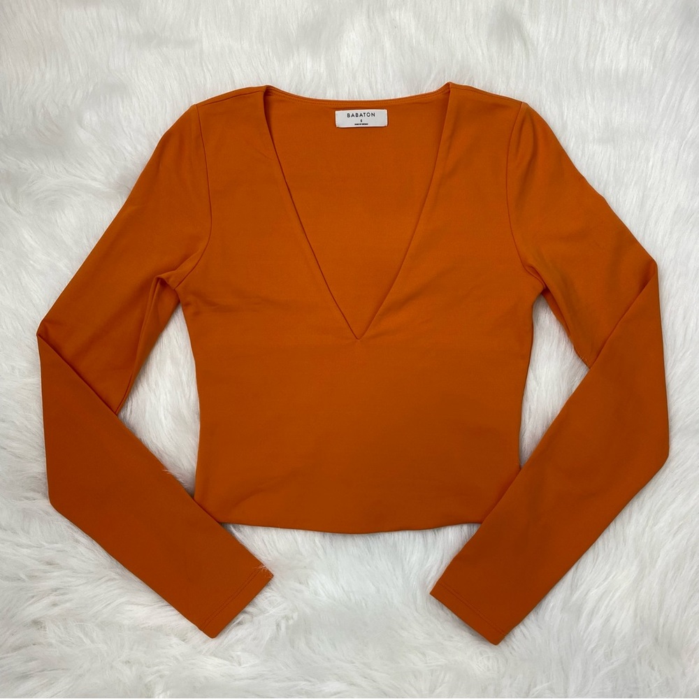 Aritzia contour vneck longsleeve by their Babaton brand